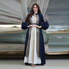 Dubai Kaftan Muslim Women Set Open Dress Abaya Caridgan Long Dress Kimono 2Piece