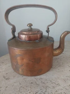 Vintage Decorative Persian Copper & Brass Teapot - Picture 1 of 6