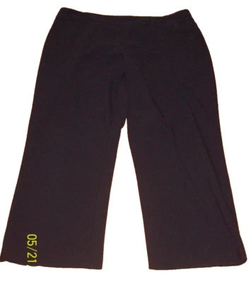 Pantalones de vestir Dressbarn Career informales NEGROS para mujer talla grande 20W entrepierna recta 31 Foto 1 de 4