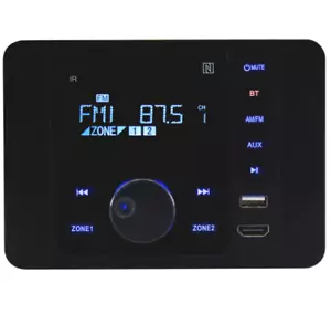 iRV36 TECHNOLOGIES 2 ZONE RADIO w/BLUETOOTH *S6 - Picture 1 of 5