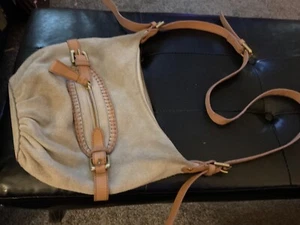 Holding Horses Leather suede crossbody bag - Picture 1 of 12