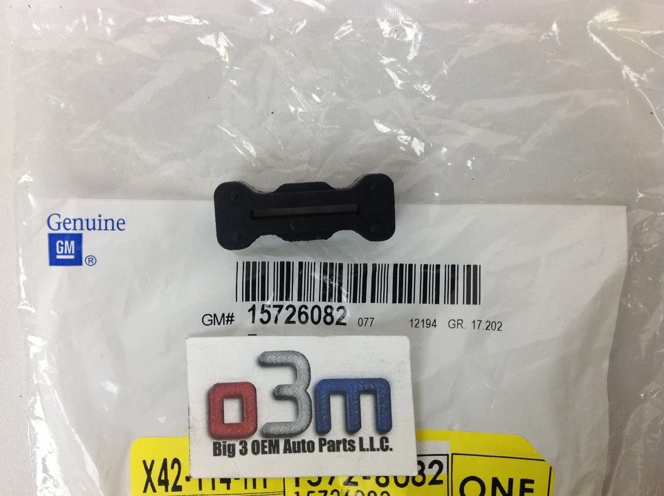 1994-2004 Chevrolet S-10 GMC Sonoma tampa traseira borracha trava pára-choque novo OEM - Imagem 1 de 3