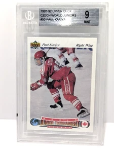 1991-92 Upper Deck - Paul Kariya - World Juniors - CHECO - #50 RC Rookie - 9 - - Imagen 1 de 2