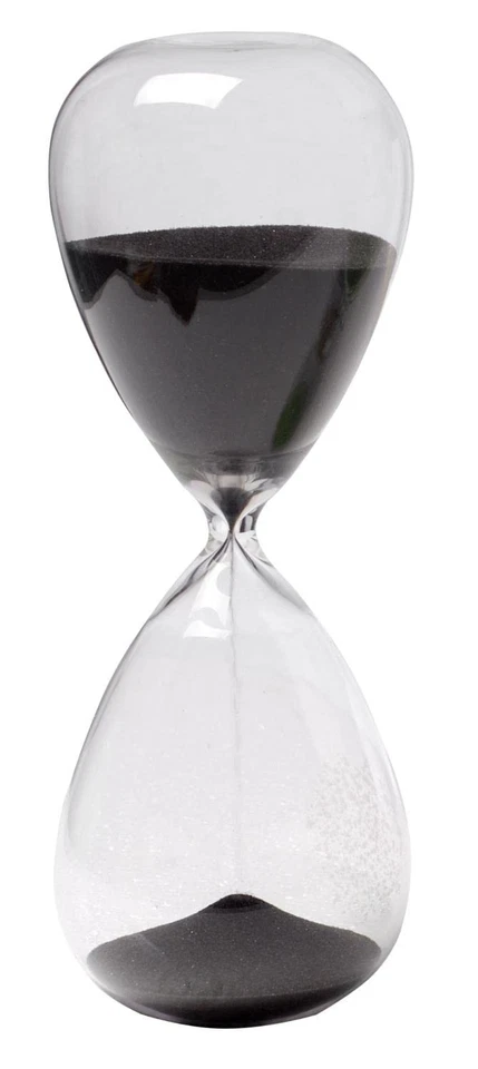 Fantasticdecor 30 Min. Hourglass Sand Timer Black 8