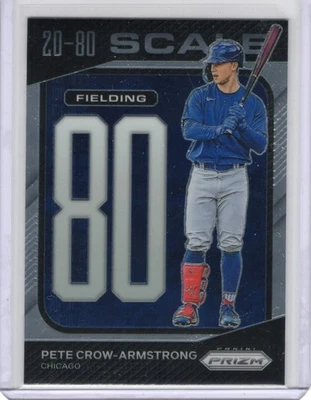 Pete Crow-Armstrong 2023 Panini Prizm 20-80 Scale #SC5 Chicago Cubs - Image 1 of 2