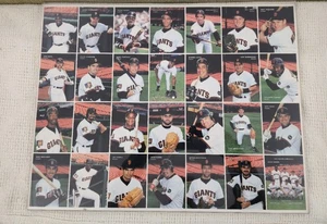 1994 San Francisco SF Giants Mother's Cookies ungeschnittenes Blatt Barry Bonds Williams! - Bild 1 von 9