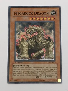 TCG YuGiOh Megarockdrache TLM-DE015 Super Rare 1. Auflage: LP Ungraded - Bild 1 von 8