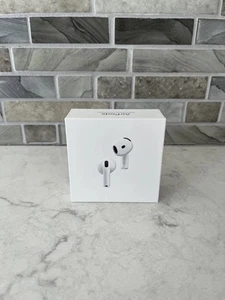 New—Sealed Apple 4th Generation AirPods with Active Noise Cancellation Fast Ship - Picture 1 of 4