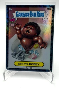 Bye Bye BOBBY 19b Bruised Black 02/10 Garbage Pail Kids Worst of 40th Anniv. GPK - Picture 1 of 9