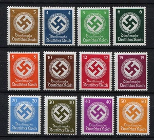 German Reich WW II : Nazi Swastika official set from 1934 - mint - Picture 1 of 1