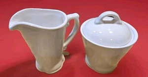 Pfaltzgraff Grand Hotel Creamer and Sugar with Lid Made in the USA - Picture 1 of 16