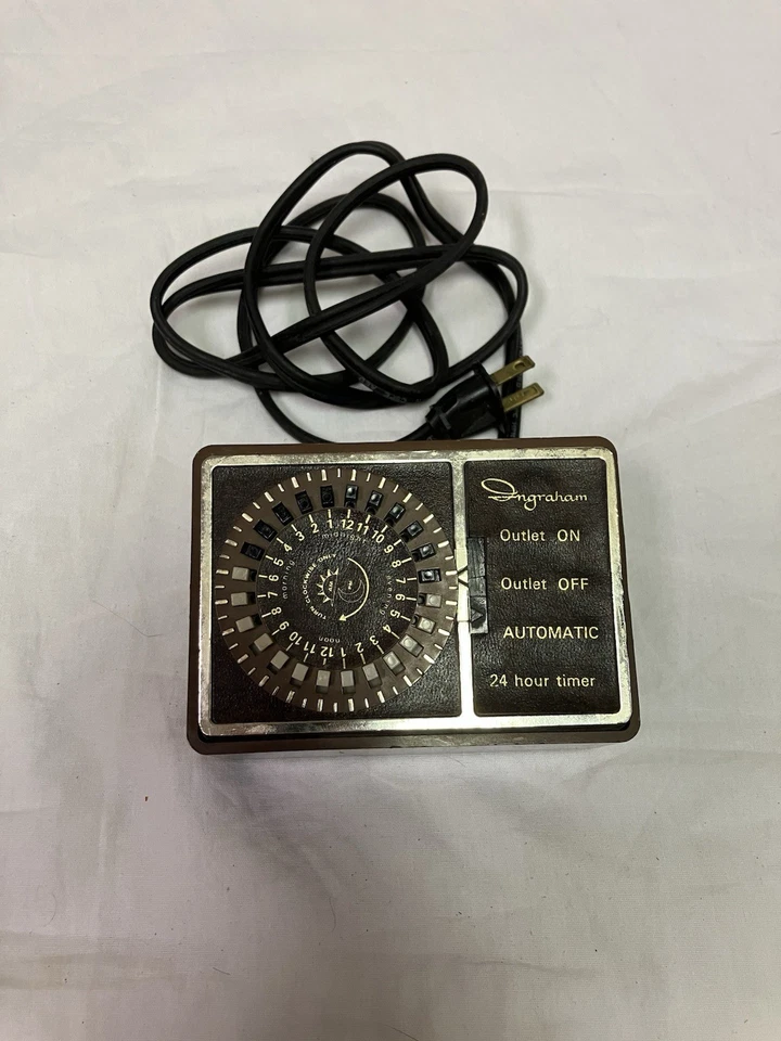 DE COLECCIÓN INGRAHAM TIME MASTER APARATO DE SERVICIO PESADO 24 HORAS TEMPORIZADOR Kosher Foto 1 de 4