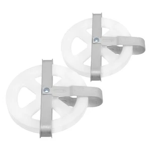 2 Pcs Clothes Pulley Cable Clothesline System Drying Pulleys Rope - Picture 1 of 12