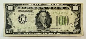 1934 $100 Federal Reserve Note, Richmond, Lime Green Seal - Picture 1 of 2