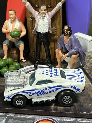 Lesney Matchbox 1972 Cosmic Blues 1:64 blanco diecast usado excelente estado HK Foto 1 de 4