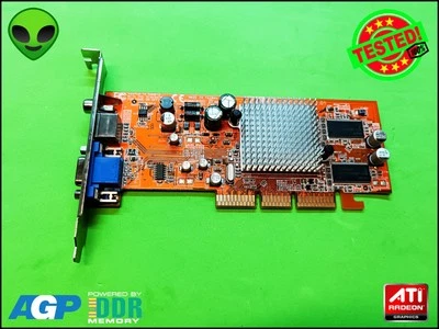 ATI RADEON 9200 SE 128 MB DDR SCHEDA VIDEO AGP VGA S-VIDEO AV OUT#4020 - Immagine 1 di 3
