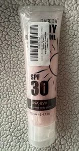 Dageda SPF 30 Shimmer Body Oil 3.4oz Sun Shield Glow Lotion New - Picture 1 of 2