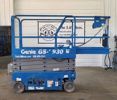 Electric Scissor Lift 2019 Genie GS-1930 19 ft Manlift Aerial Lift Skyjack JLG - Image 1 of 4