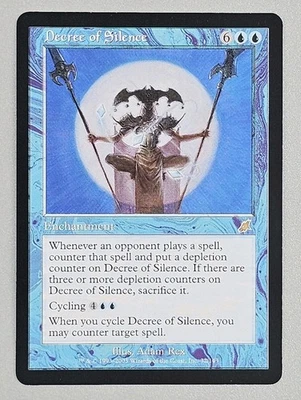 MTG x1 DECREE OF SILENCE Scourge SCG #32 (Free Shipping!!) Magic The Gathering  - Image 1 of 2