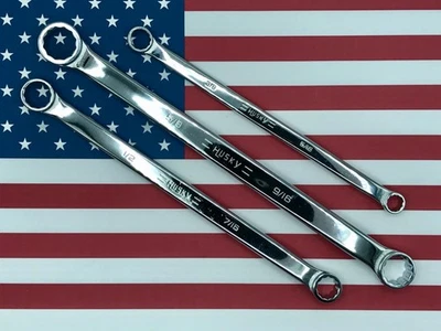 =Husky= USA 🇺🇸 SAE NOS Polished Chrome Box Wrenches, 12 Point, You Pick Size - Image 1 of 2
