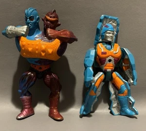 Vintage Rokkon & Two Bad-He-Man Masters of the Universe MOTU Mattel - Picture 1 of 10