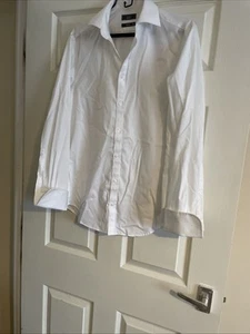 John Lewis Skim Fit Dressing Up Shirt In Off White 39 Cm - Picture 1 of 7
