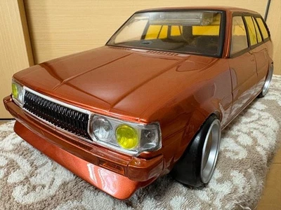 TOYOTA Corolla KE70 RC Car Body Shell Only LED Custom 1:10 Painted PANDORA - Image 1 of 4