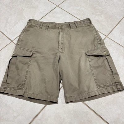 Nat Nast Luxury Originals Shorts Mens 36 Khaki Cargo Chino Utility Pockets - Image 1 of 4