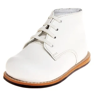 unisex baby Walking First Walker Shoe, White, 5 Wide Infant US - Picture 1 of 5