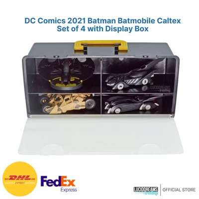 Batman DC Comics Batmobile Caltex Warner Bros New Toys and Display Box DHL - Image 1 of 4