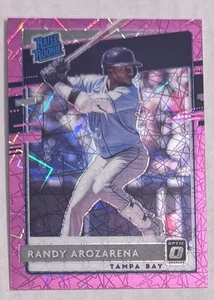 2020 Donruss Optic Rated Rookie Randy Arozarena #51 Pink Velocity/199 RC - Picture 1 of 2
