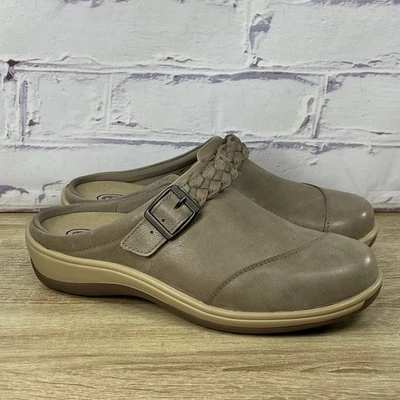 Туфли комфортные женские Orthofeet Irma 72013 серо-коричневые без шнуровки 9 широких сабо Mules - Изображение 1 из 4