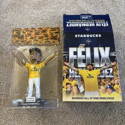 Felix Hernández - Salón de la Fama de los Marineros de Seattle Bobblehead Foto 1 de 4