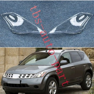 Fit For Nissan Murano 2003-2007 LH&RH Side Headlight Lens Cover+Sealant Glue - Imagem 1 de 4