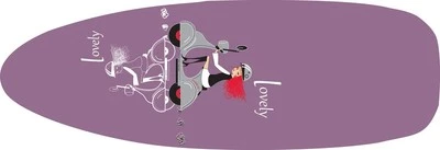 MSV Bügelbrett Bezug Bügeltischbezug 125x43cm Ersatzbezug für 120 x 40 XXL Bunt - Bild 1 von 2