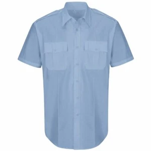 HORACE SMALL HS1210 NEW DIMENSION® POPLIN SHORT SLEEVE MENS 16 POPLIN SHIRT - Picture 1 of 3
