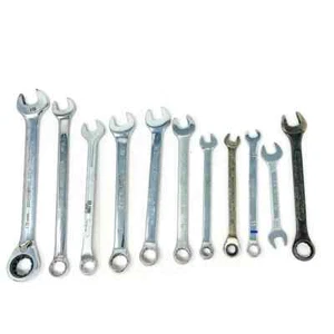 11 Pcs Stanley, Powerbuilt and Assorted 14mm Ratchet & Combination Wrench Set - Picture 1 of 8