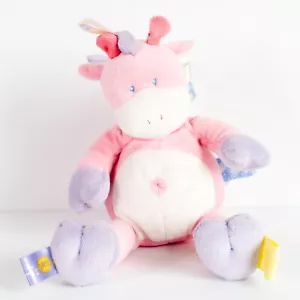 Mary Meyer Taggies Pink Giraffe Lovey Plush Baby Toy Stuffed Animal Ribbons - Picture 1 of 10