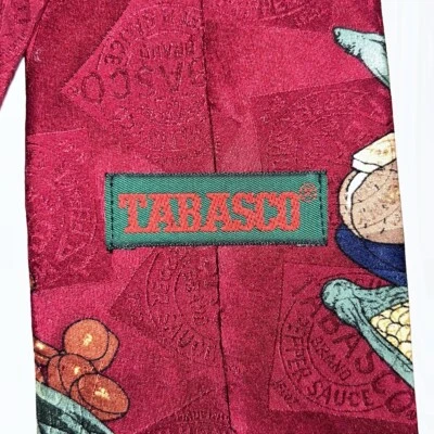 Tabasco кукурузы на Cob Мужская платье галстук 100% шелк джентльмен четверть Новый Орлеан - Изображение 1 из 4