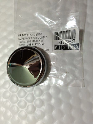 Big Twin 1988/L Sportster 1988/L con horquillas de 39 mm triple árbol tapón de tuerca de vástago delantero Foto 1 de 4