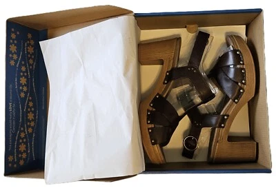 Zapatos para mujer Dansko vintage de teca talla 42 (11,5-12 EE. UU.) sandalia de tacón Foto 1 de 4