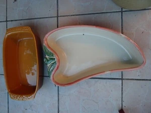 SET Backofenplatte Gratin, Backen, Backen Backofen Keramik  - Bild 1 von 4