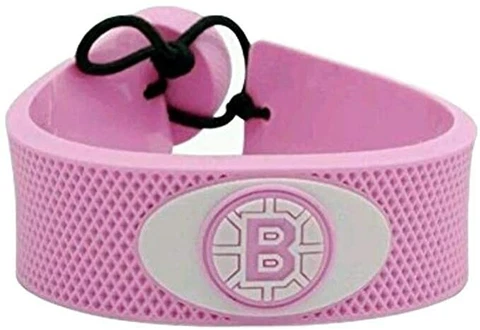 Boston Bruins Pink Fan Game Day Bracelet Jewelry Cover