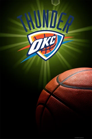 Oklahoma City Thunder NBA Basketball Home Decor Wall Print Poster LARGE 36x24 Cover