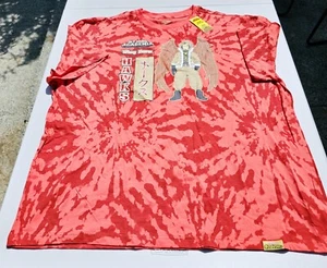 T-shirt CultureFly My Hero Academia HAWKS rossa tinta unita taglia 3XL - Foto 1 di 7