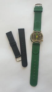 ALAIN SILBERSTEIN WATCH and 2 straps. VERY RARE DIAL. Made in France - Picture 1 of 6