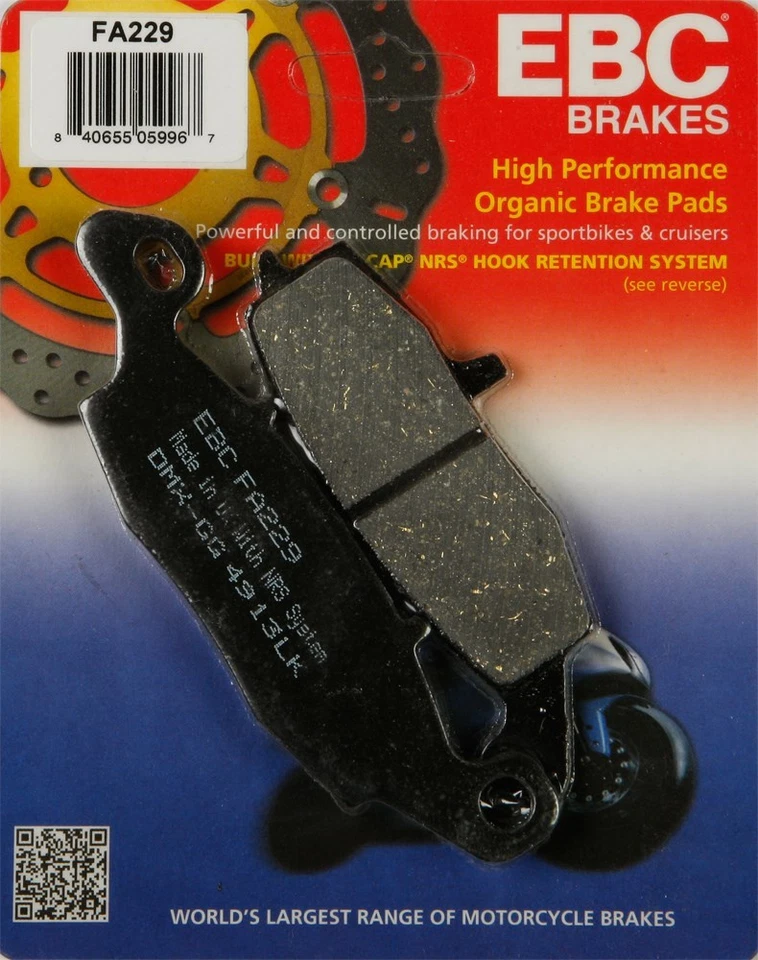 EBC - FA229 - Organic Brake Pads - Image 1 of 1