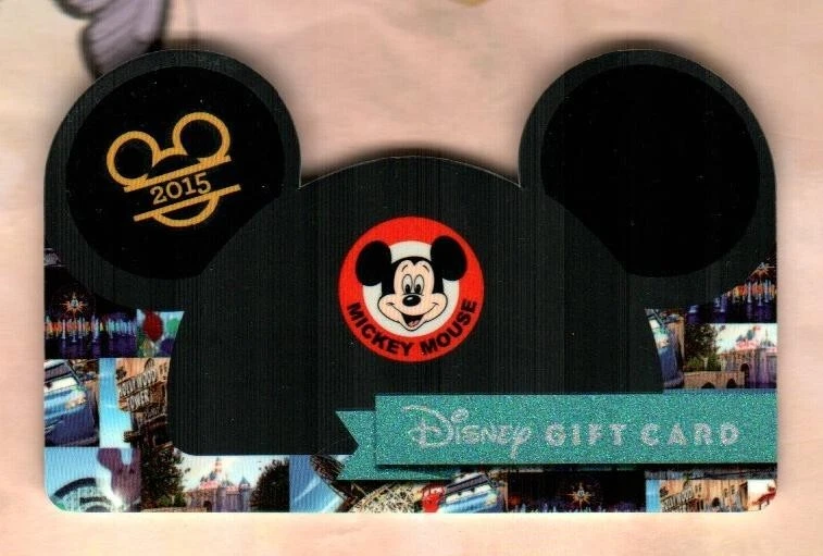 DISNEY New Year 2015, Mickey Mouse Hat ( 2014 ) Die-Cut Gift Card ( $0 ) - Image 1 of 1