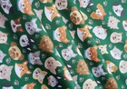 Dogs Pattern Waterproof fabric Water Resistant Fabric Bag Outdoor Cushion Pe Bag