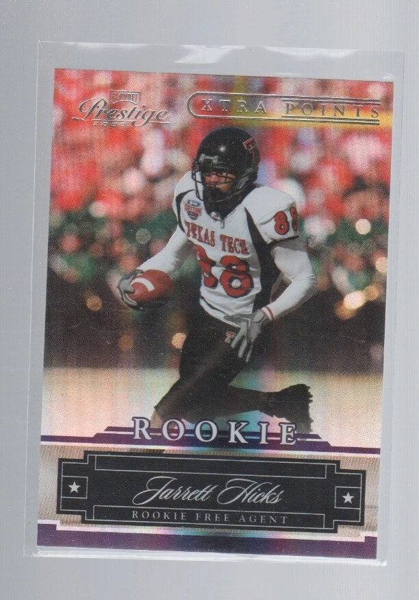 JARRETT HICKS 2007 PLAYOFF PRESTIGE XTRA POINTS SILVER ROOKIE CARD #218 /50 - Image 1 of 1